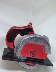 Red Saw Ornament